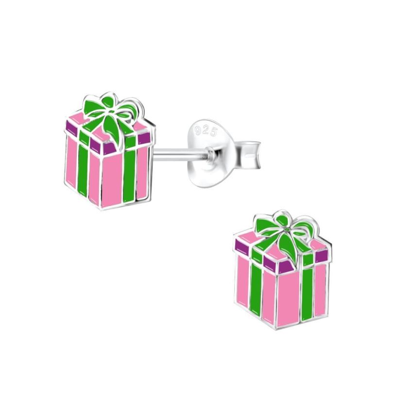 Sterling Silver Present Stud Earrings