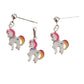 Sterling Silver Pretty Unicorn Childs Matching Jewellery Set