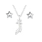 Sterling Silver Small Star Jewellery Set