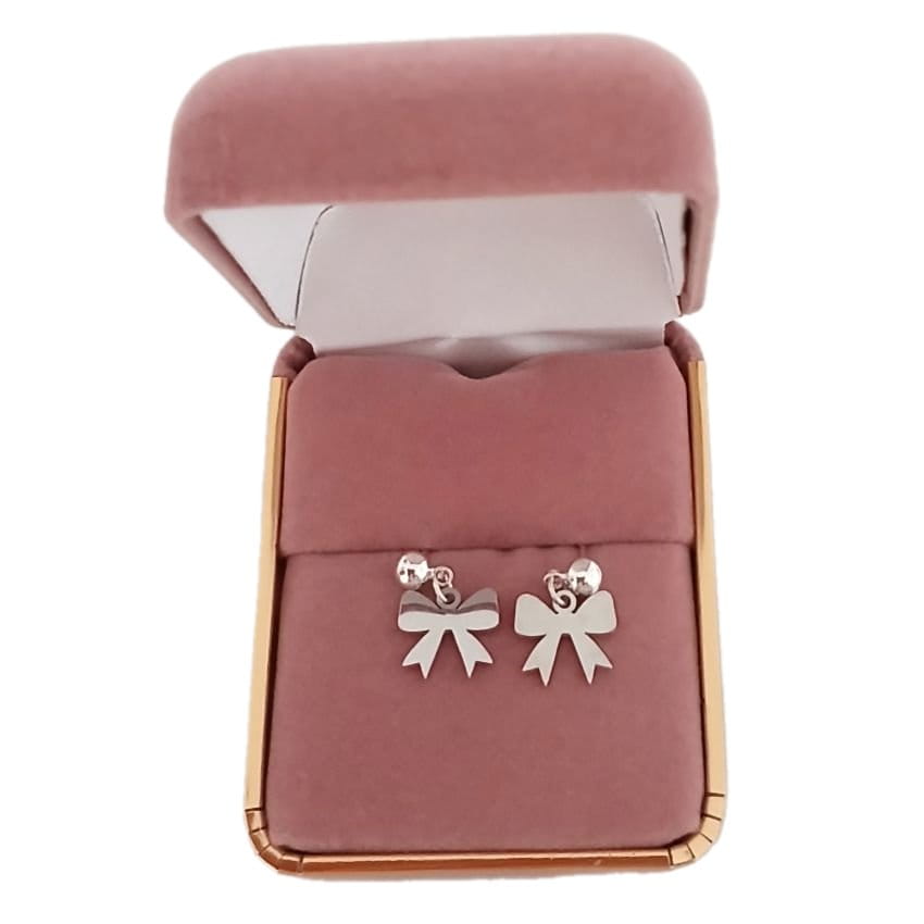 Sterling Silver Stem Bow Earrings(2)