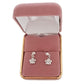 Sterling Silver Stem Small Flower Earrings(2)