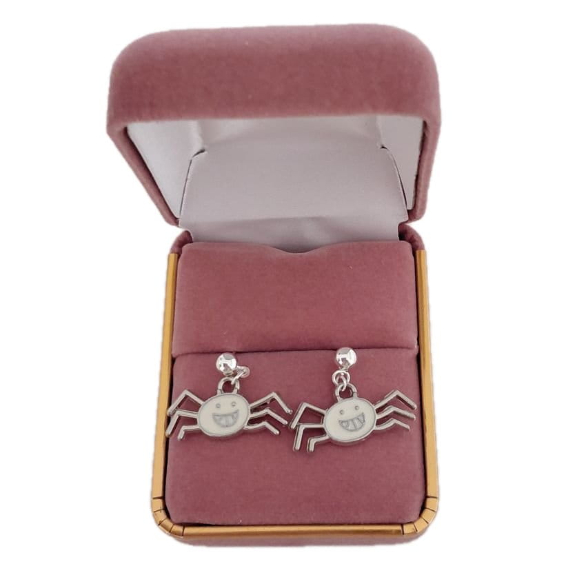 Sterling Silver Stem Spider Earrings()