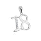 Sterling Silver And Cubic Zirconia 18th Birthday Pendant