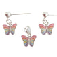 Sterling Silver Butterfly Childs Matching Jewellery Set