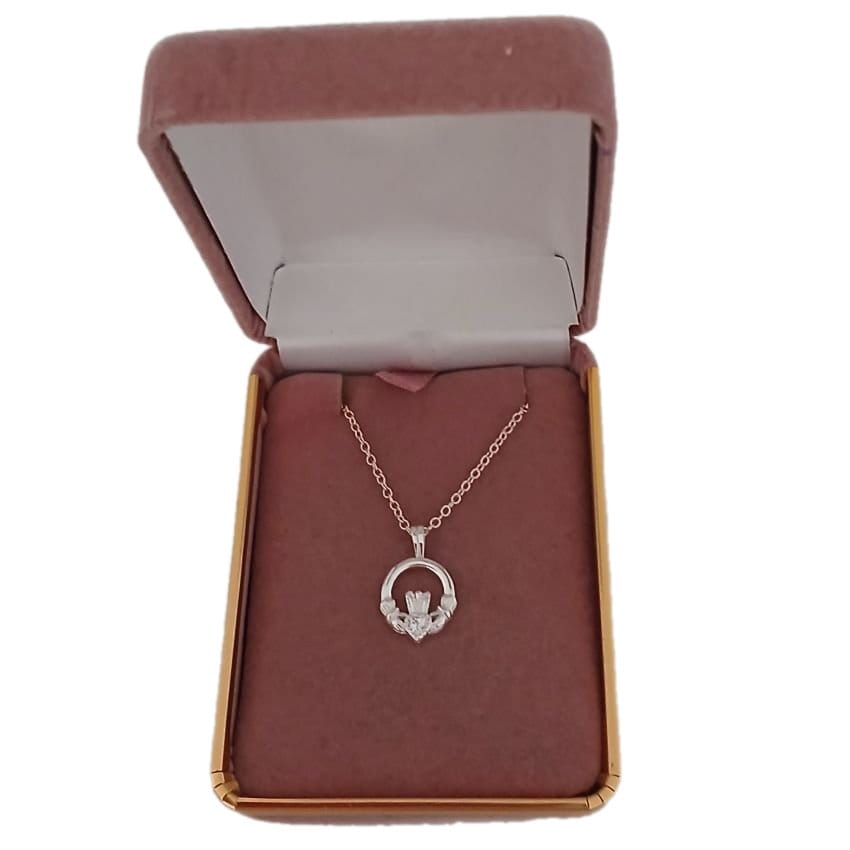 Sterling Silver Claddagh Pendant(2)