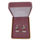 Sterling Silver Drop Christmas Bells Earrings