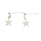 Sterling Silver Star Drop Small Earrings