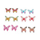 Surgical Steel Coloured Butterfly Earrings