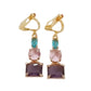 Three Drops Clip On Earrings