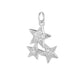 Three Star Silver Necklace