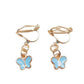 Tiny Butterfly Clip On Earrings