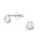Tiny Pearl Sterling Silver Earrings