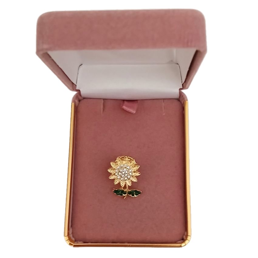 Tiny Sunflower Pin Brooch(2)