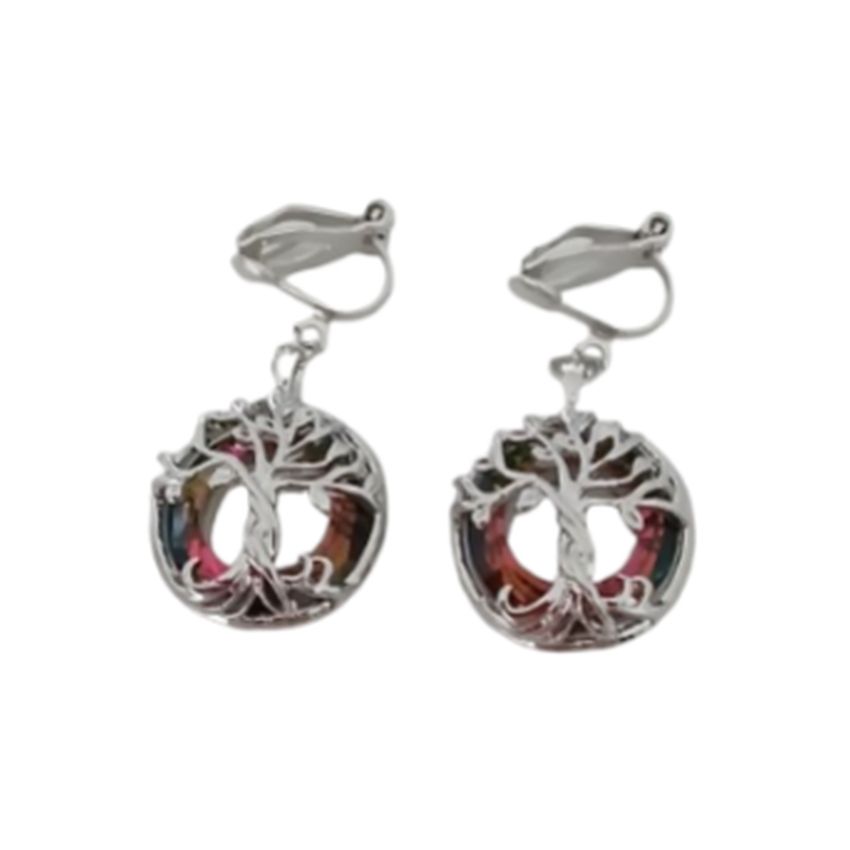 Tree Of Life Clip On Earrings
