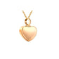 Very Small Gold Heart Cremation Pendant