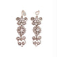 Vintage Design Diamante Clip On Earrings
