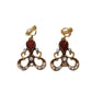 Vintage Design Drop Clip On Earrings