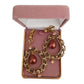 Vintage Gold Large Chandelier Clip On Earrings(2)