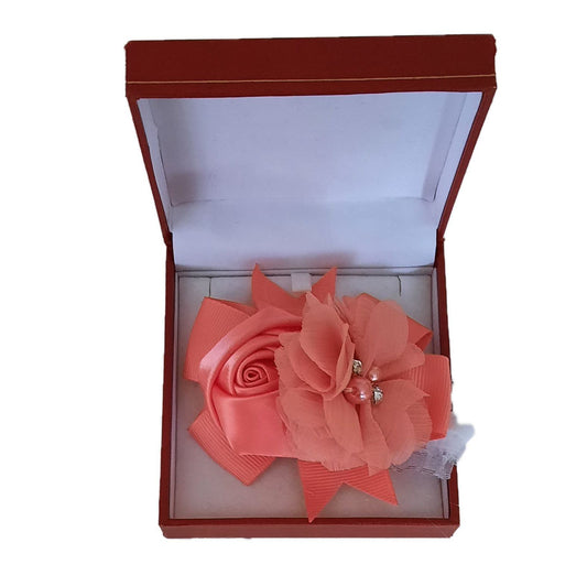 Watermelon Double Flower Wrist Corsage