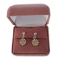 White Daisy Clip On Earrings(2)