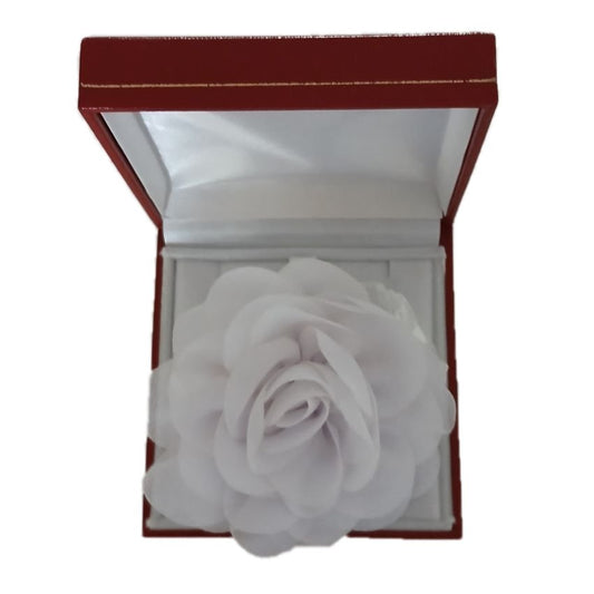 White Rose Flower Wrist Corsage