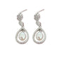 White Pearl Drop Sterling Silver Earrings