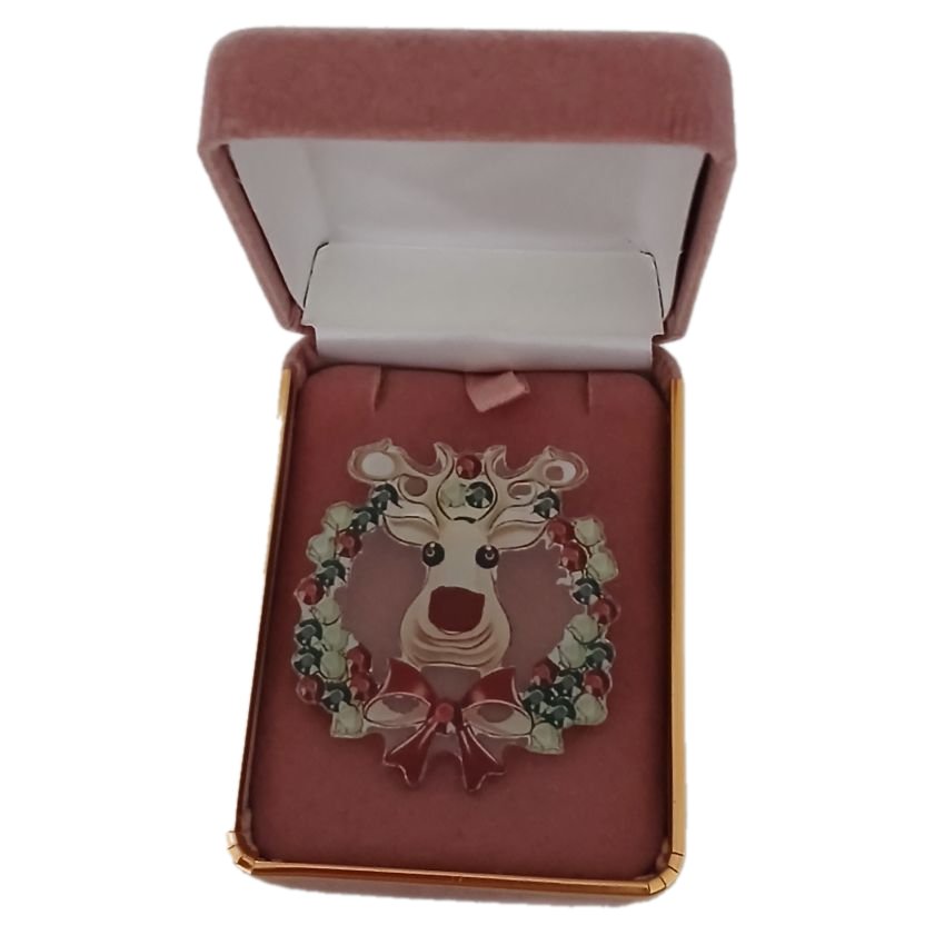 Fun Acrylic Christmas Brooch