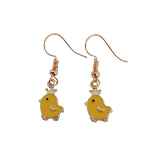 Yellow Chick Fashion Earrings