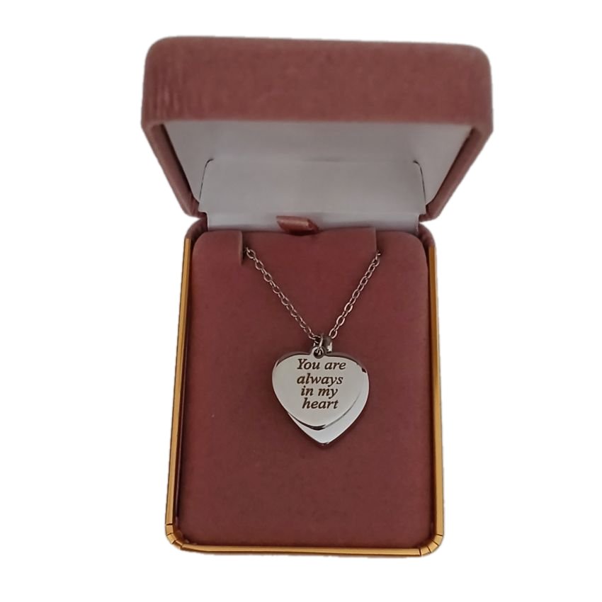 You Are Always In My Heart Charm Ashes Locket(2)