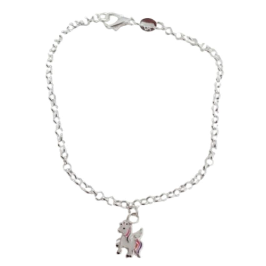 Young Childs Pegasus Sterling Silver Bracelet