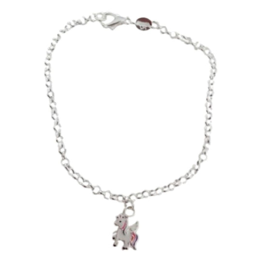 Young Childs Pegasus Sterling Silver Bracelet