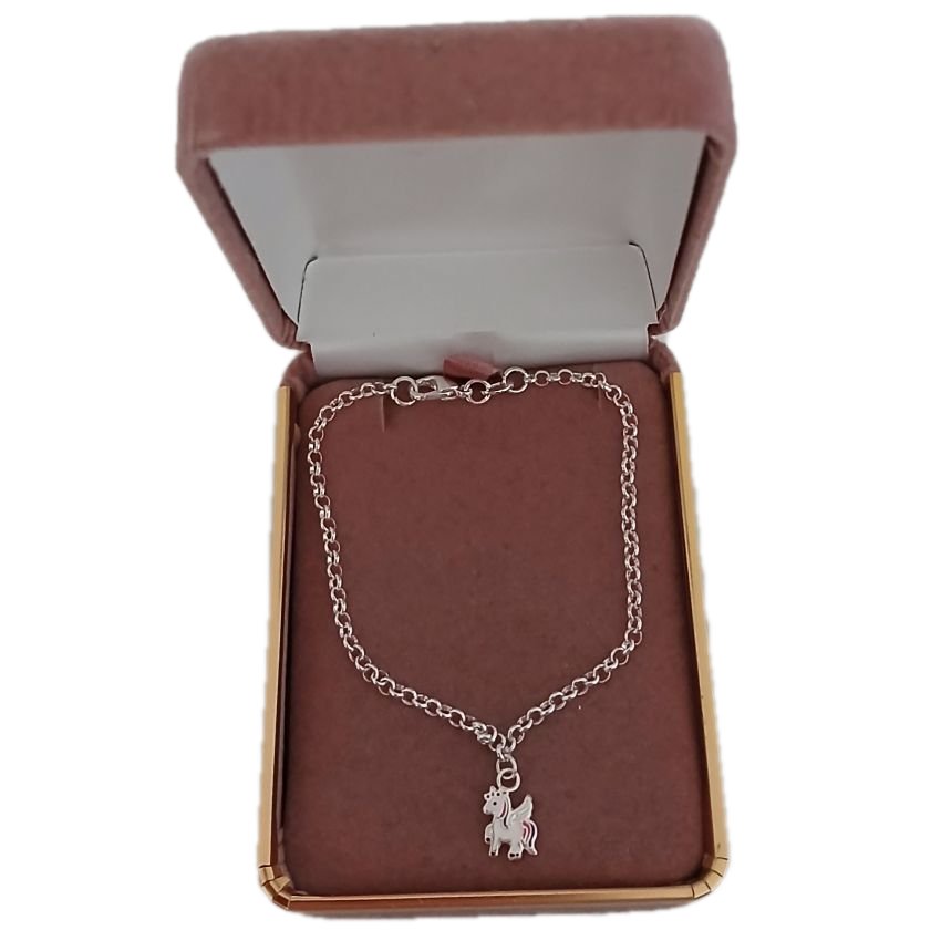 Young Childs Pegasus Sterling Silver Bracelet(2)