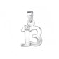 13th Birthday Sterling Silver Pendant