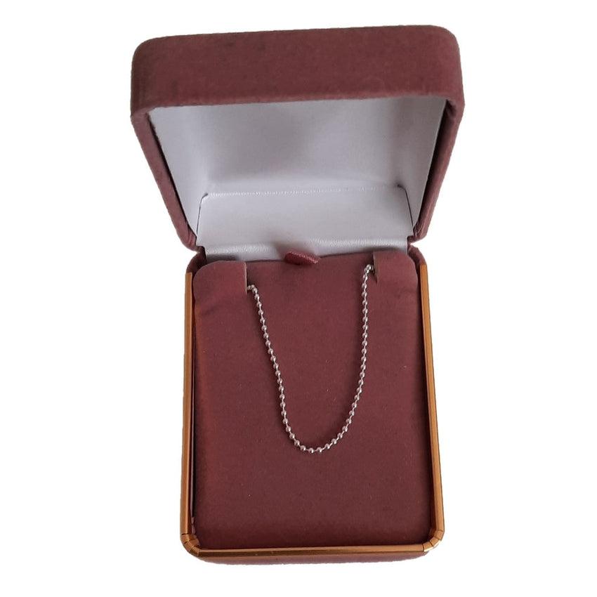 18 Inch Ball Bead Sterling Silver Chain