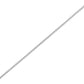 18 Inch Light Thin Sterling Silver Flat Curb Chain