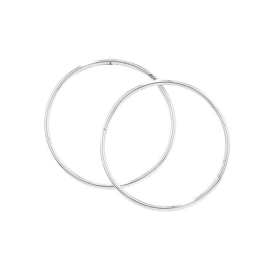 20mm Sterling Silver Sleeper Hoop Earrings