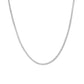 26 Inch Light Sterling Silver Flat Curb Chain