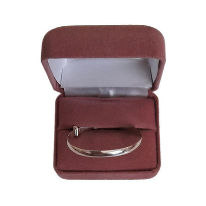 45mm Plain Sterling Silver Baby Expanding Bangle