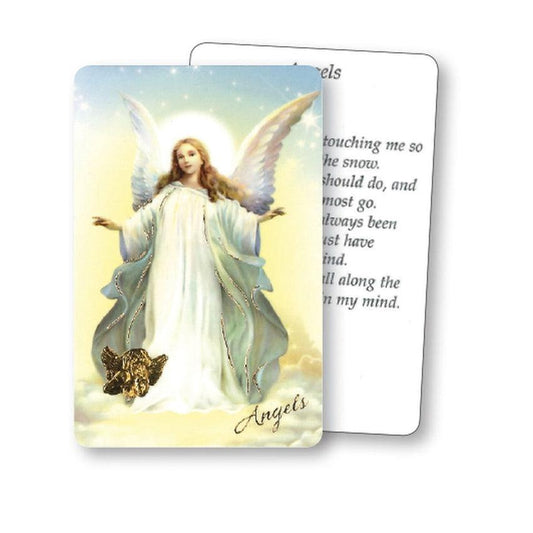Angels Prayer Small Laminated Card