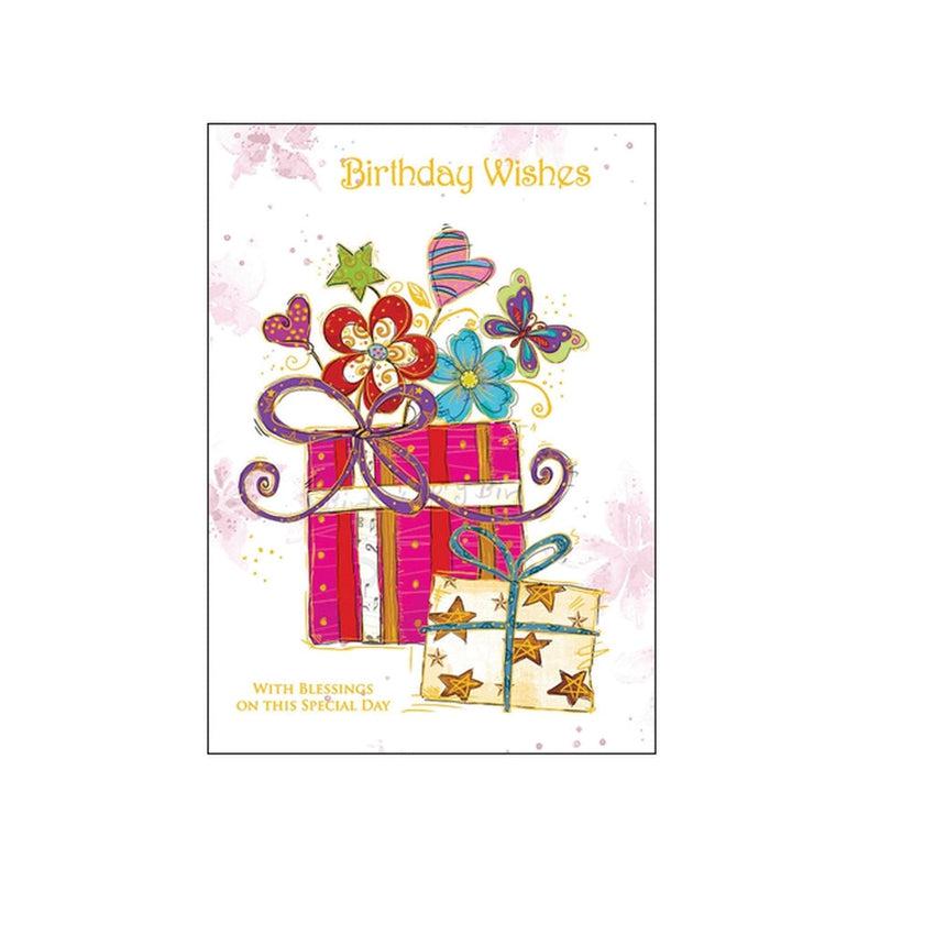 Birthday Wishes Religious Blessing Card