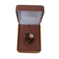 Black And Pink Flower Drop Brooch(2)