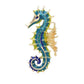 Blue Crystal Seahorse Brooch