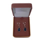 Blue Drop Diamante Clip On Earrings(2)
