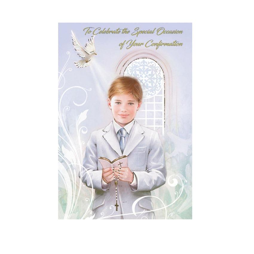 Boy Confirmation Celebration Greeting Card