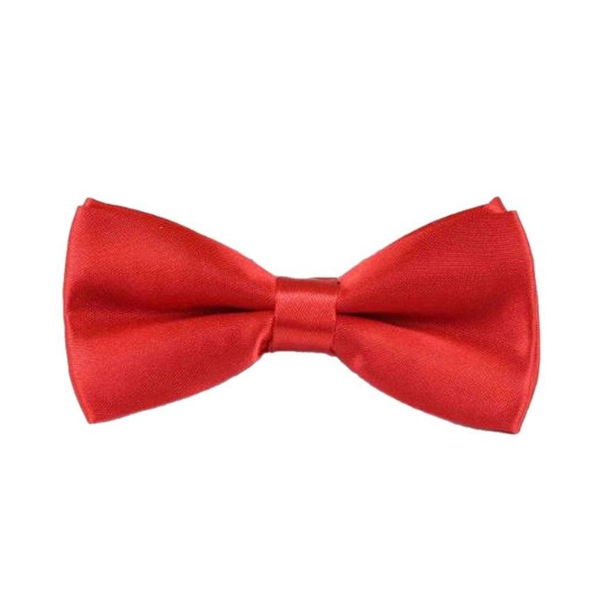 Boys Adjustable Red Dickie Bow Tie
