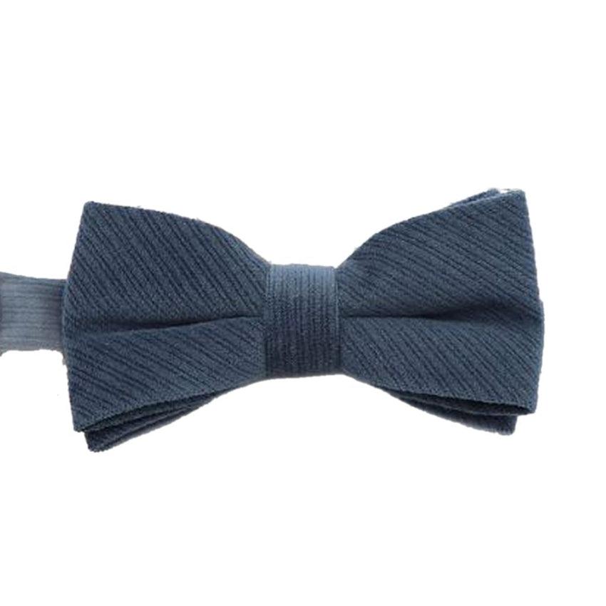 Boys Blue Corduroy Bow Tie