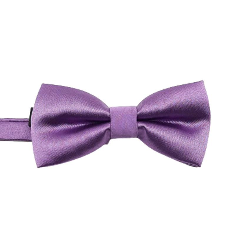 Boys Mid Purple Dickie Bow Tie