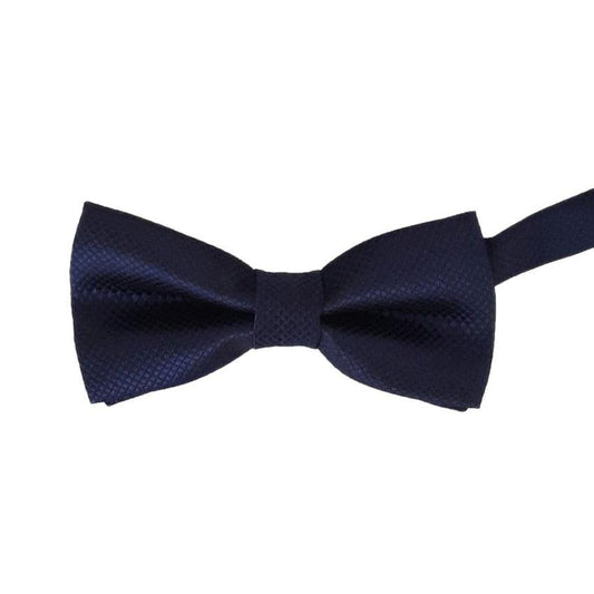 Boys Navy Blue Criss Cross Dickie Bow