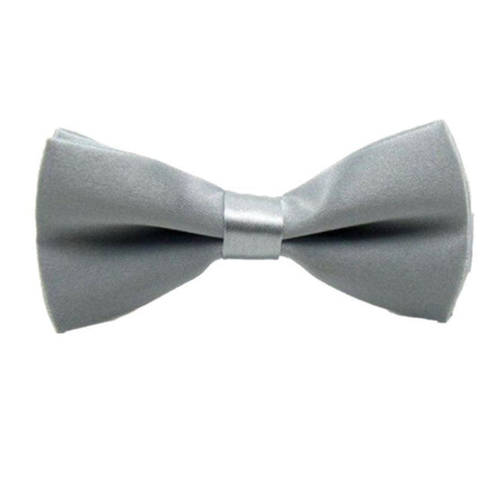 Boys Slate Grey Bow Tie