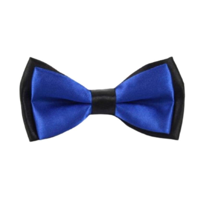 Boys Solid Block Colour Blue Bow Tie